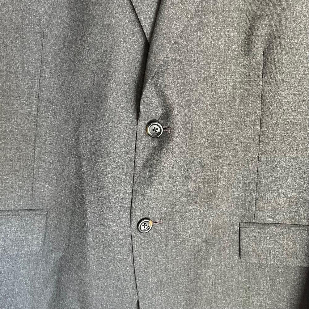 VTG Merona Wool Blend Blazer Jacket Colombia Made 46R Sports Coat Preppy Office - Picture 5 of 7